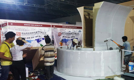 Commercial booth construction Ho Chi Minh City
