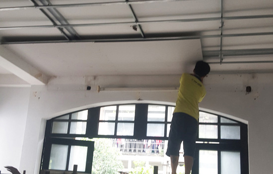 False ceiling installation Ho Chi Minh City