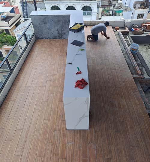 Parquet flooring installation Ho Chi Minh City