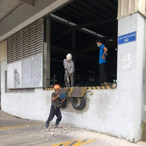 Loading dock construction Ho Chi Minh City