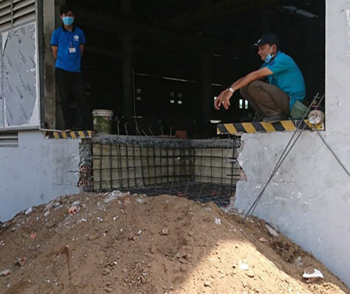 Loading dock construction Ho Chi Minh