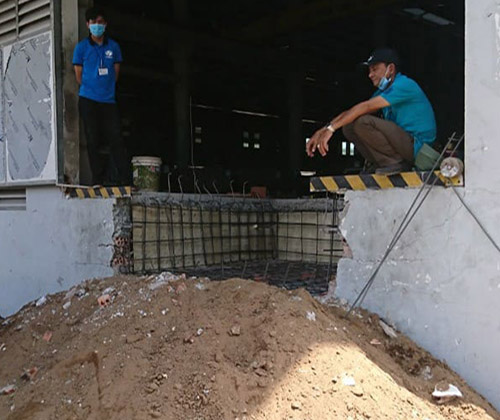 Loading dock construction Ho Chi Minh City