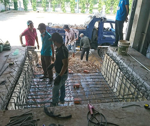 Loading dock construction Ho Chi Minh