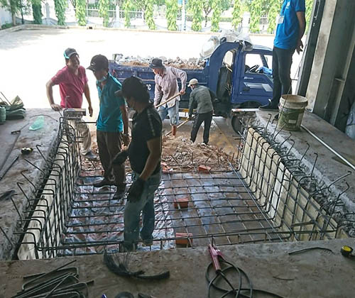 Loading dock construction Ho Chi Minh City