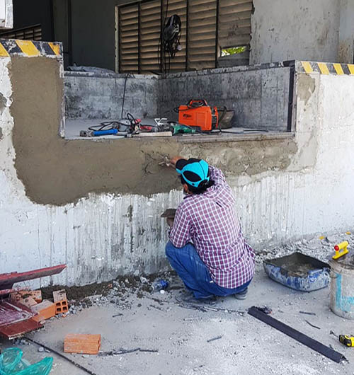 Loading dock restoration Ho Chi Minh City