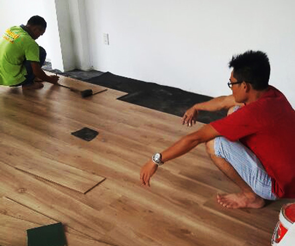 Parquet flooring installation laying company Ho Chi Minh City