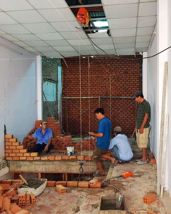 Partition walls construction Ho Chi Minh
