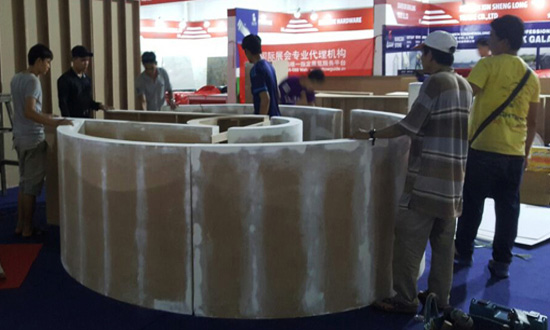 Commercial booth construction Ho Chi Minh