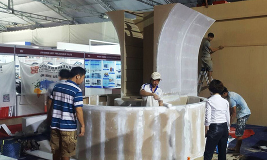 Commercial booth construction Ho Chi Minh