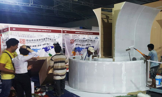 Commercial booth construction Ho Chi Minh