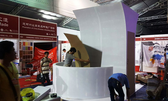 Commercial booth construction Ho Chi Minh