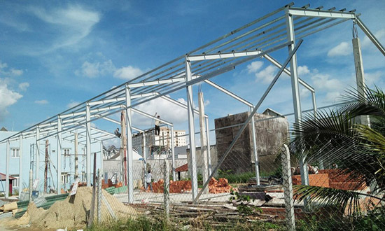 Hangar construction Ho Chi Minh