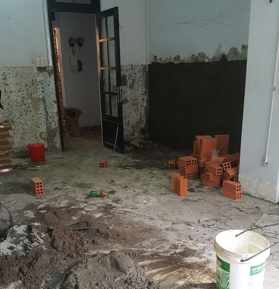 Parquet flooring laying Ho Chi Minh