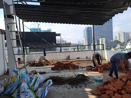 Rooftop renovation Ho Chi Minh